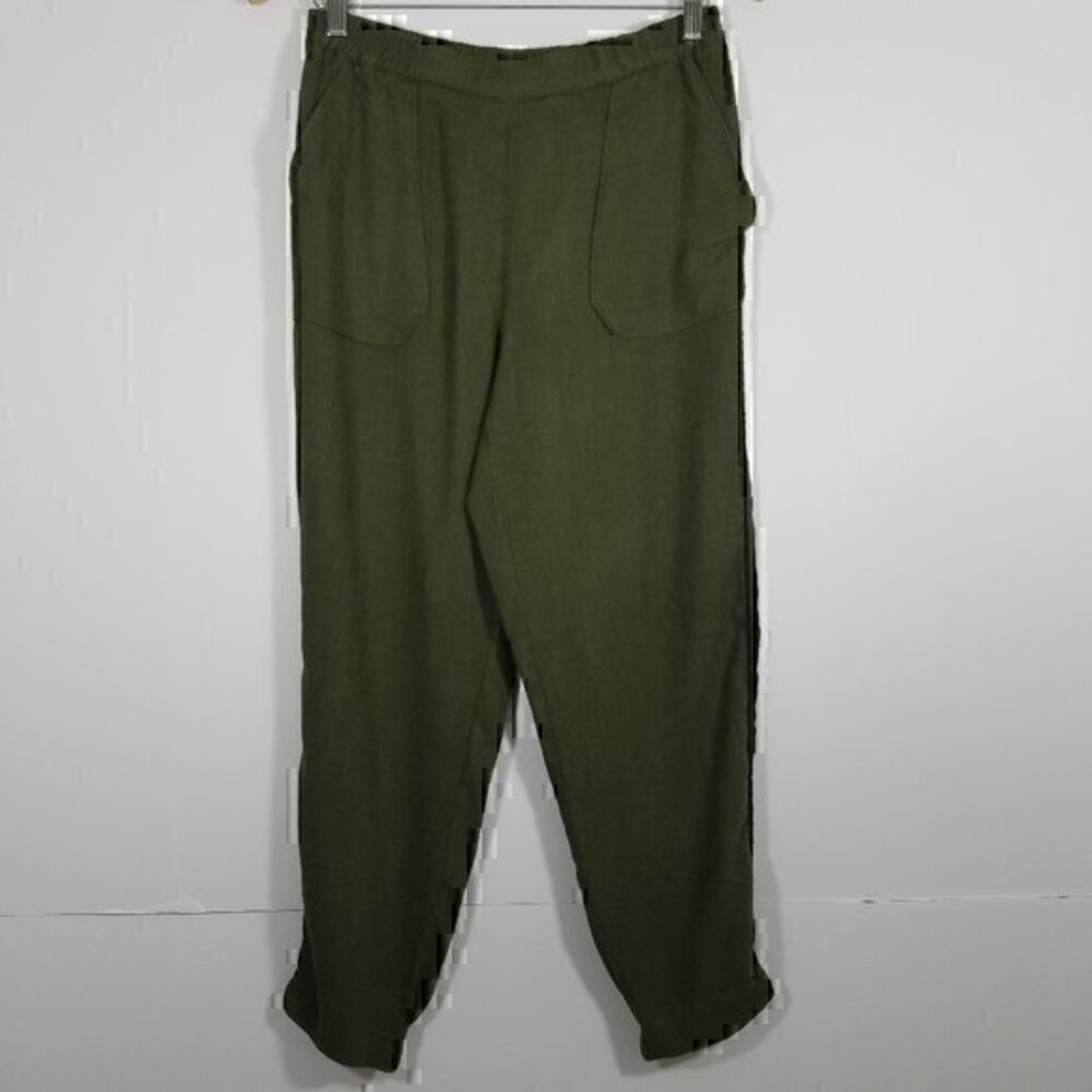 Zara Military Green Capri Pant Size M